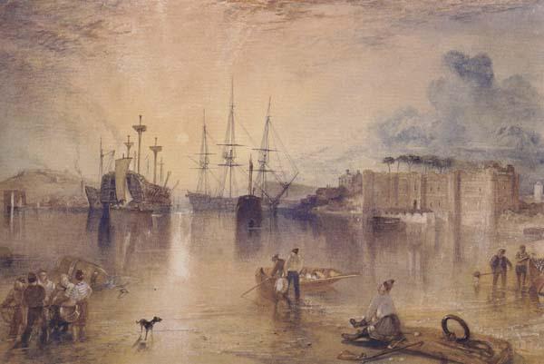 Joseph Mallord William Turner UpnorCastle,Kent (mk47) oil painting image
